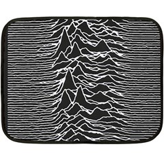 Joy Division Unknown Pleasures Pattern Double Sided Fleece Blanket (Mini) from ArtsNow.com 35 x27  Blanket Back