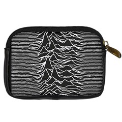 Joy Division Unknown Pleasures Pattern Digital Camera Leather Case from ArtsNow.com Back