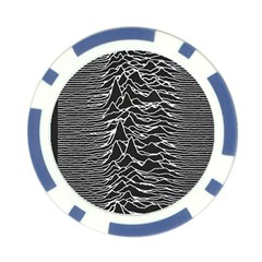 Joy Division Unknown Pleasures Pattern Poker Chip Card Guard (10 pack) from ArtsNow.com Back