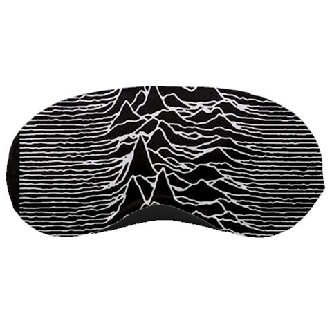 Joy Division Unknown Pleasures Pattern Sleeping Mask from ArtsNow.com Front