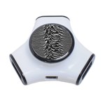 Joy Division Unknown Pleasures Pattern 3-Port USB Hub