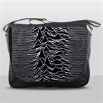 Joy Division Unknown Pleasures Pattern Messenger Bag