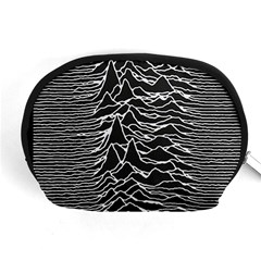 Joy Division Unknown Pleasures Pattern Accessory Pouch (Medium) from ArtsNow.com Front