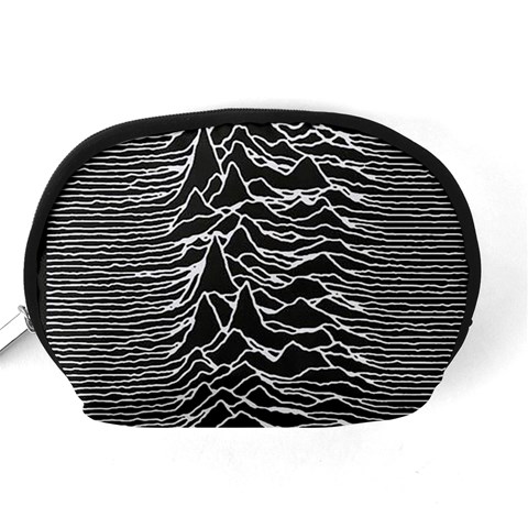 Joy Division Unknown Pleasures Pattern Accessory Pouch (Medium) from ArtsNow.com Back