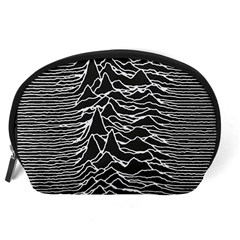 Joy Division Unknown Pleasures Pattern Accessory Pouch (Large) from ArtsNow.com Back