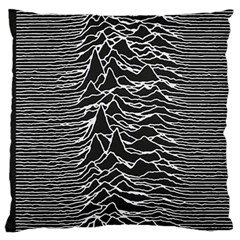 Joy Division Unknown Pleasures Pattern Standard Flano Cushion Case (Two Sides) from ArtsNow.com Back