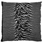 Joy Division Unknown Pleasures Pattern Large Flano Cushion Case (Two Sides)