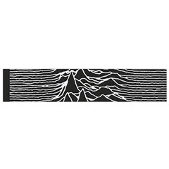 Joy Division Unknown Pleasures Pattern Flano Scarf (Small) from ArtsNow.com Front