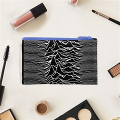 Joy Division Unknown Pleasures Pattern Cosmetic Bag (XS) from ArtsNow.com Back
