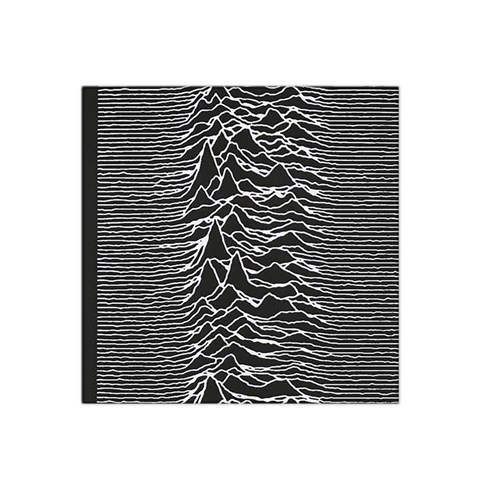 Joy Division Unknown Pleasures Pattern Satin Bandana Scarf from ArtsNow.com Front