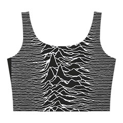 Joy Division Unknown Pleasures Pattern Midi Sleeveless Dress from ArtsNow.com Top Back