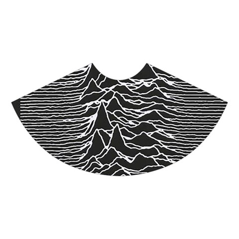 Joy Division Unknown Pleasures Pattern Midi Sleeveless Dress from ArtsNow.com Skirt Back