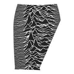 Joy Division Unknown Pleasures Pattern Midi Wrap Pencil Skirt from ArtsNow.com  Front Right 