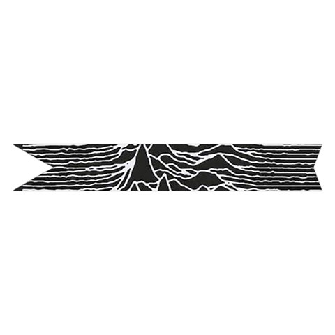 Joy Division Unknown Pleasures Pattern Midi Wrap Pencil Skirt from ArtsNow.com Hem