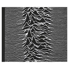 Joy Division Unknown Pleasures Pattern Medium Tote Bag from ArtsNow.com Front