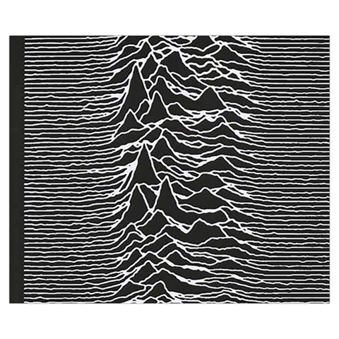 Joy Division Unknown Pleasures Pattern Medium Zipper Tote Bag from ArtsNow.com Front