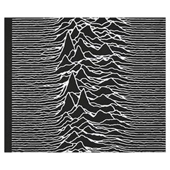 Joy Division Unknown Pleasures Pattern Medium Zipper Tote Bag from ArtsNow.com Back