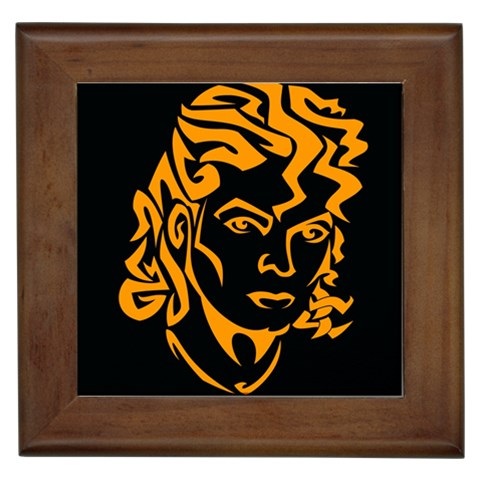 Michael Jackson the King of Pop Framed Tile from ArtsNow.com Front