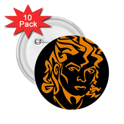 Michael Jackson the King of Pop 2.25  Button (10 pack) from ArtsNow.com Front