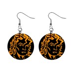 Michael Jackson the King of Pop 1  Button Earrings