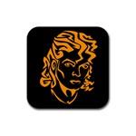 Michael Jackson the King of Pop Rubber Coaster (Square)