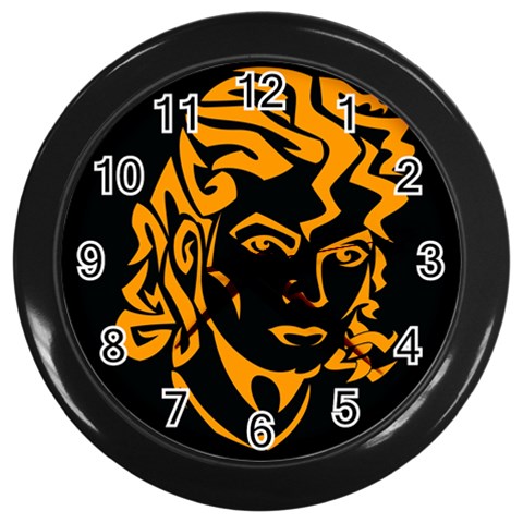 Michael Jackson the King of Pop Wall Clock (Black) from ArtsNow.com Front