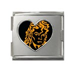 Michael Jackson the King of Pop Mega Link Heart Italian Charm (18mm)