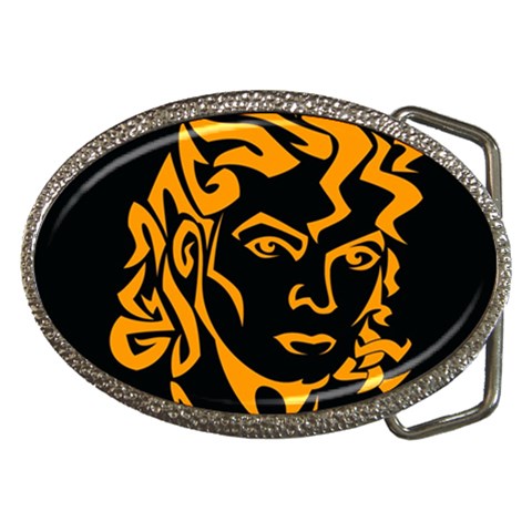 Michael Jackson the King of Pop Belt Buckle from ArtsNow.com Front