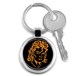 Michael Jackson the King of Pop Key Chain (Round)