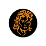 Michael Jackson the King of Pop Rubber Coaster (Round)