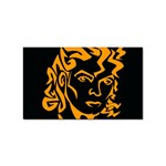 Michael Jackson the King of Pop Sticker (Rectangular)