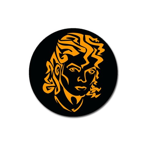 Michael Jackson the King of Pop Magnet 3  (Round) from ArtsNow.com Front