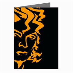 Michael Jackson the King of Pop Greeting Cards (Pkg of 8) from ArtsNow.com Left