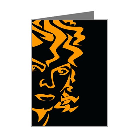 Michael Jackson the King of Pop Mini Greeting Card from ArtsNow.com Left