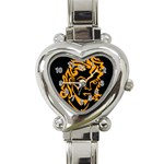 Michael Jackson the King of Pop Heart Italian Charm Watch