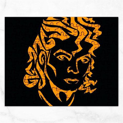 Michael Jackson the King of Pop Jigsaw Puzzle (Rectangular) from ArtsNow.com Front