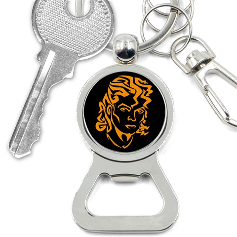 Michael Jackson the King of Pop Bottle Opener Key Chain from ArtsNow.com Front