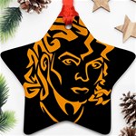 Michael Jackson the King of Pop Star Ornament (Two Sides)