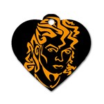 Michael Jackson the King of Pop Dog Tag Heart (One Side)