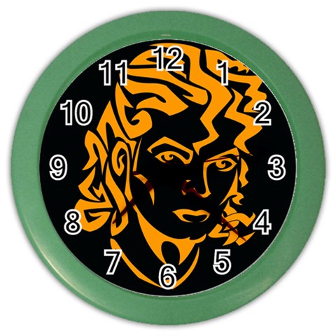 Michael Jackson the King of Pop Color Wall Clock from ArtsNow.com Front