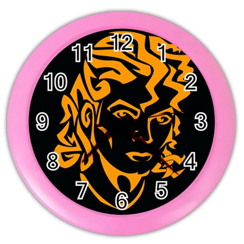 Michael Jackson the King of Pop Color Wall Clock from ArtsNow.com Front