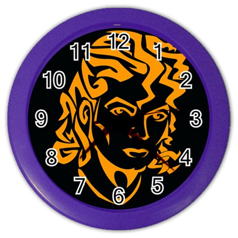 Michael Jackson the King of Pop Color Wall Clock from ArtsNow.com Front