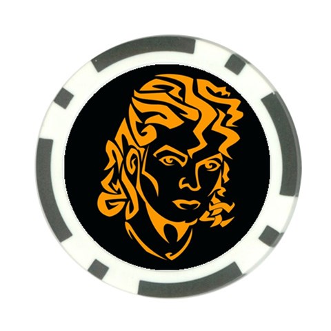 Michael Jackson the King of Pop Poker Chip Card Guard (10 pack) from ArtsNow.com Front