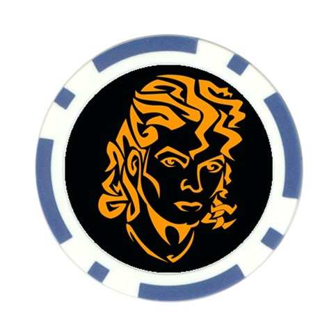 Michael Jackson the King of Pop Poker Chip Card Guard (10 pack) from ArtsNow.com Front
