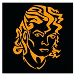Michael Jackson the King of Pop Large Satin Scarf (Square)