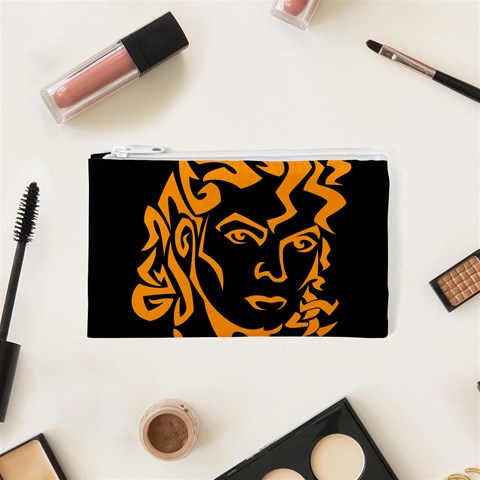 Michael Jackson the King of Pop Cosmetic Bag (XS) from ArtsNow.com Front