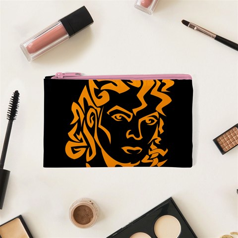 Michael Jackson the King of Pop Cosmetic Bag (XS) from ArtsNow.com Front