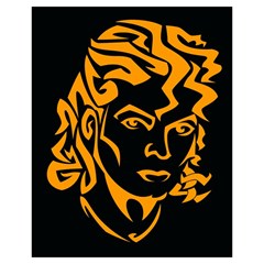 Michael Jackson the King of Pop Drawstring Pouch (XL) from ArtsNow.com Back