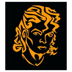 Michael Jackson the King of Pop Drawstring Pouch (XXL) from ArtsNow.com Back