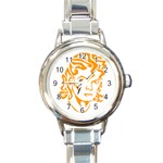 Michael Jackson Round Italian Charm Watch